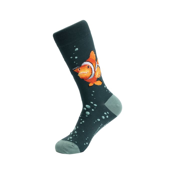 Wrendale Designs 'Clowning Around' Fish Men's Socks