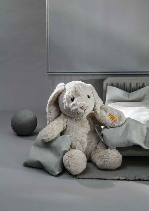 Steiff Soft Cuddly Friends Hoppie Rabbit Grey 28cm