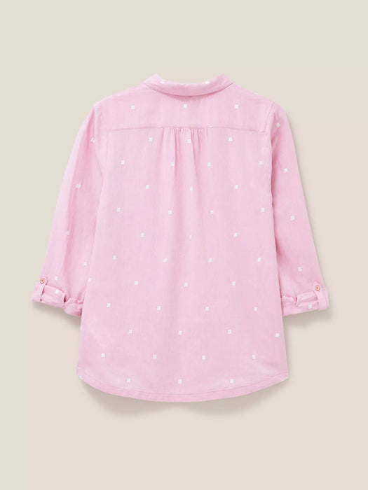 White Stuff Women's Sophie Cotton Shirt - Pink Multi