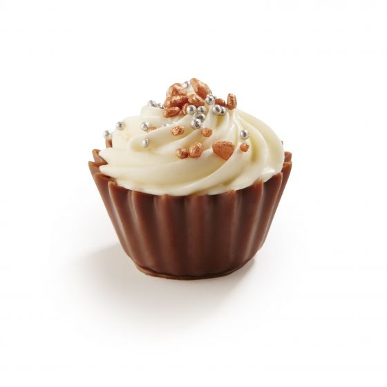 Milk Chocolate Sparkling Christmas Cupcakes