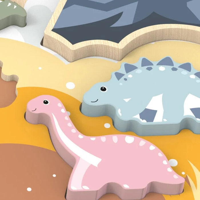 Speedy Monkey Chunky Puzzle Dinosaur