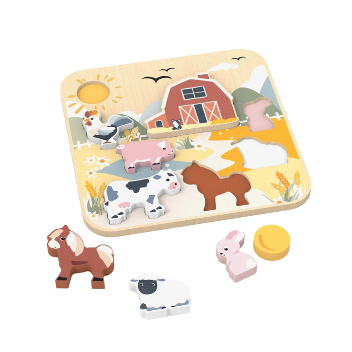Speedy Monkey Chunky Puzzle Farm