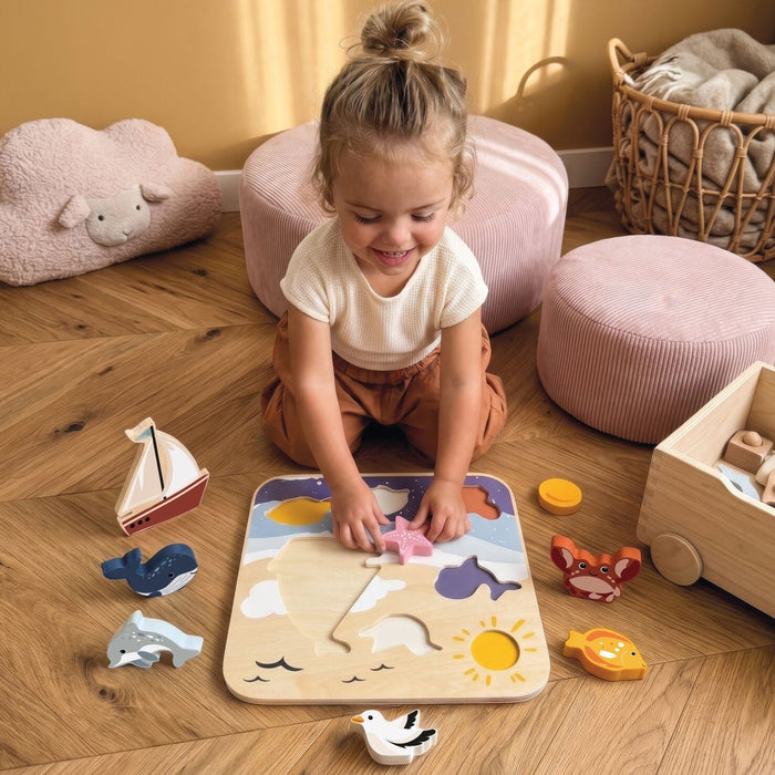 Speedy Monkey Chunky Puzzle Ocean
