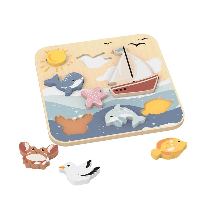 Speedy Monkey Chunky Puzzle Ocean