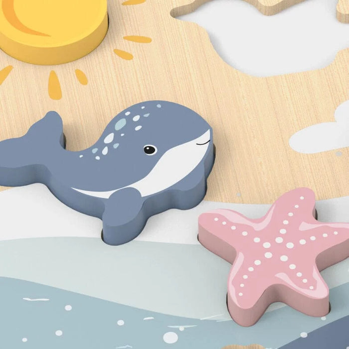 Speedy Monkey Chunky Puzzle Ocean