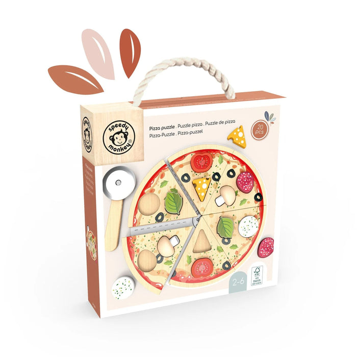 Speedy Monkey Chunky Puzzle Pizza Puzzle