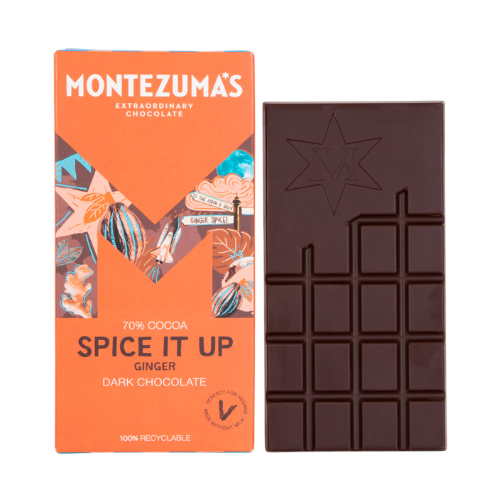 Montezuma*s Fiery Ginger Dark Chocolate Bar