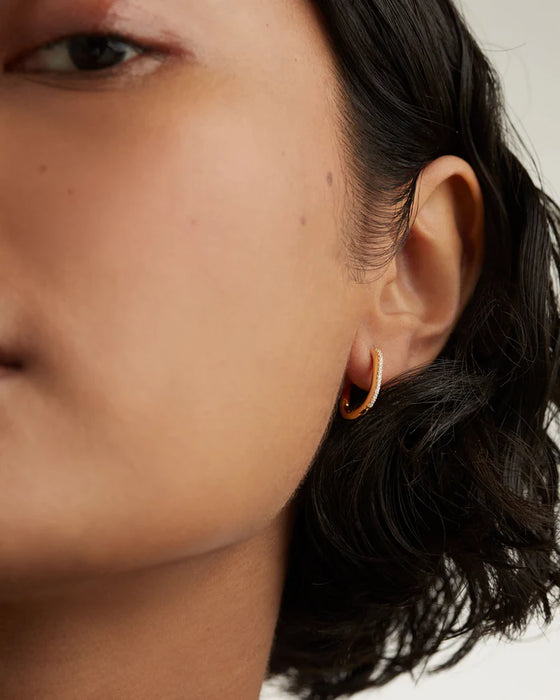 PDPAOLA Spike Earrings Gold