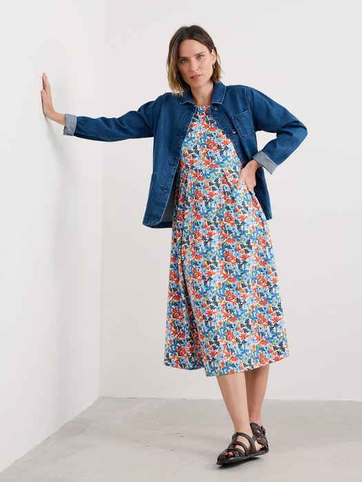 Seasalt Women's Veronica Short Sleeve In Pastel Garden Chalk