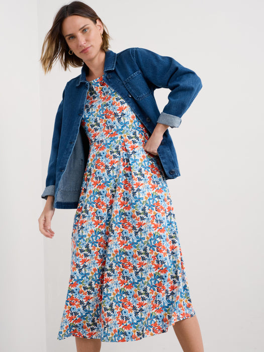 Seasalt Women's Veronica Short Sleeve In Pastel Garden Chalk