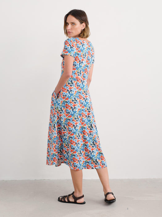 Seasalt Women's Veronica Short Sleeve In Pastel Garden Chalk