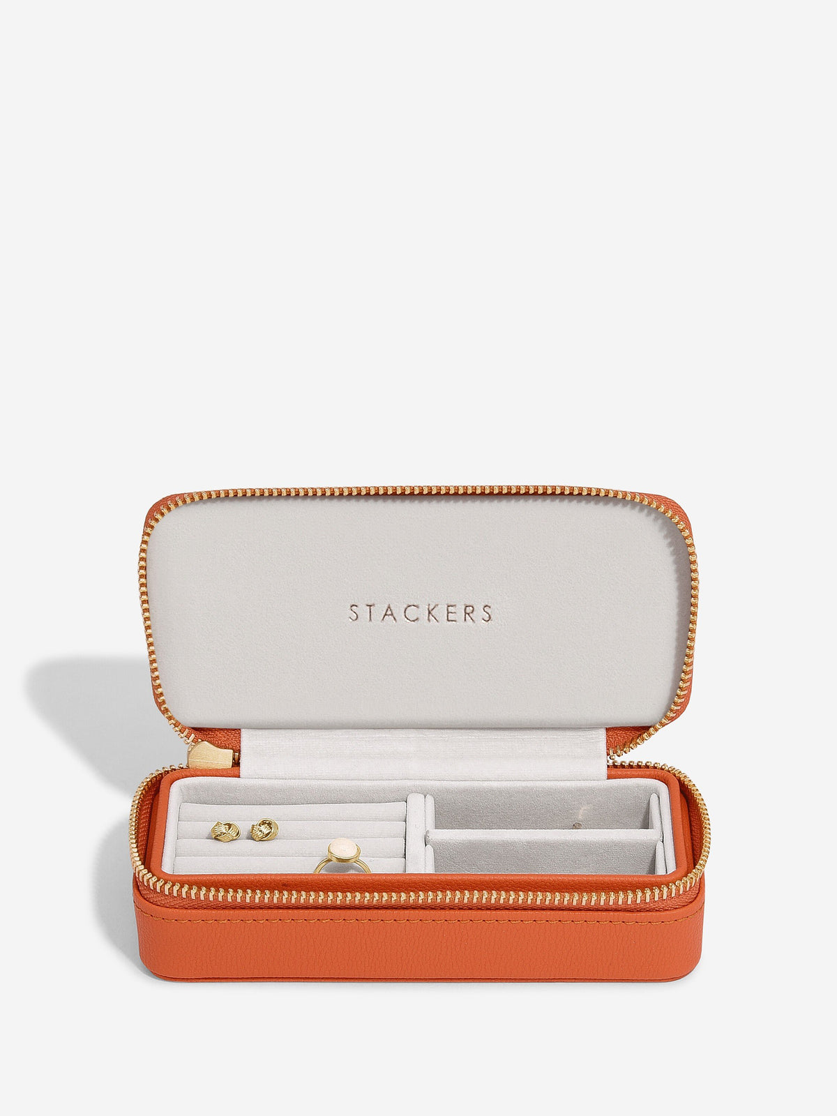 Stackers Orange Medium Travel Jewellery Box — Maple Gifts