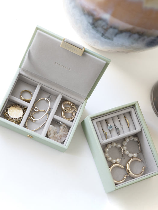 Stackers Sage Green Micro Jewellery Box