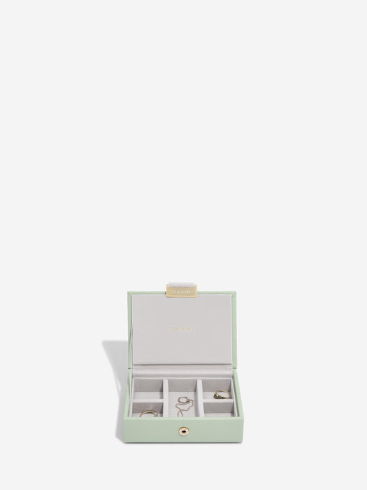 Stackers Sage Green Micro Jewellery Box