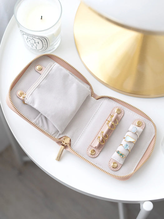 Stackers Blush Pink Compact Jewellery Roll