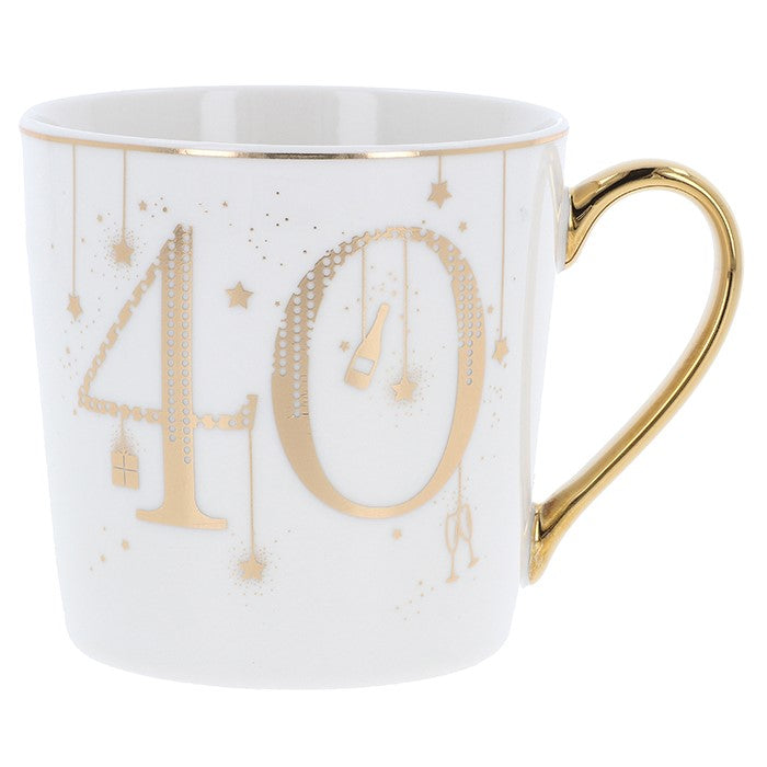 Star Birthday Collection Mug Age 40