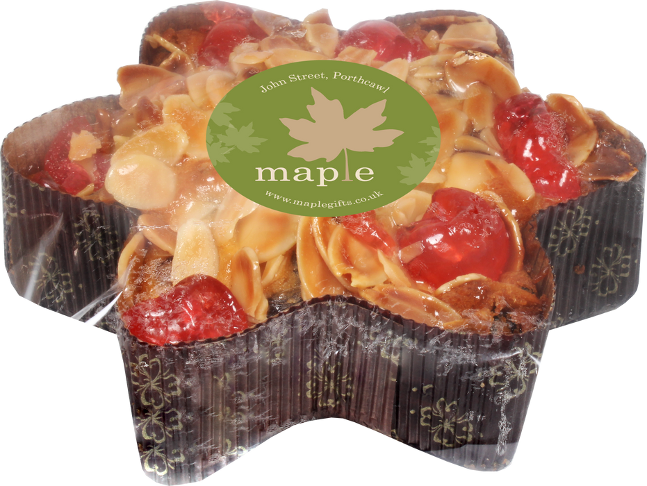 Maple Festive Mixed Fruit And Nut Topped Star Cake