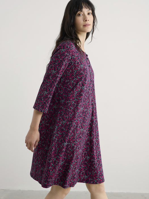 Seasalt Women's Star Chart Nightdress In Berry Branches Maritime