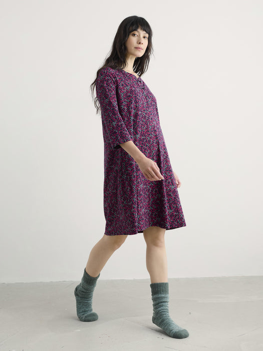 Seasalt Women's Star Chart Nightdress In Berry Branches Maritime