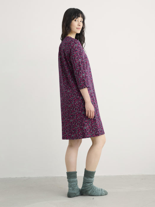 Seasalt Women's Star Chart Nightdress In Berry Branches Maritime
