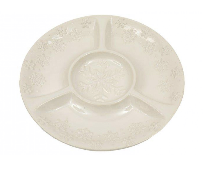 Sifcon Snowflake 3 Section Plate 32cm