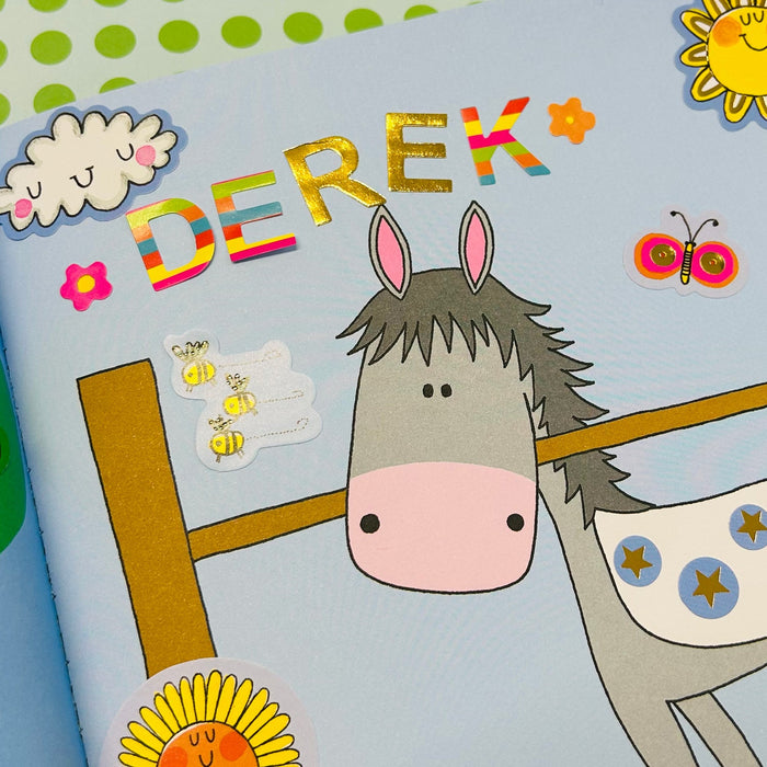 Rachel Ellen Sticker Scene And Colouring Activity Book - On The Farm