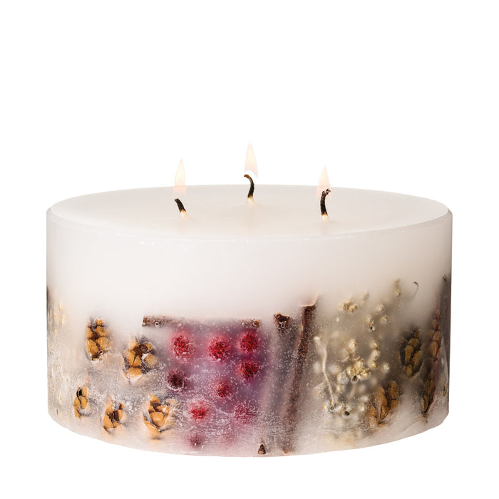 Stoneglow Seasonal Collection Cosy Vibes 3-Wick Botanical Pillar Scented Candle