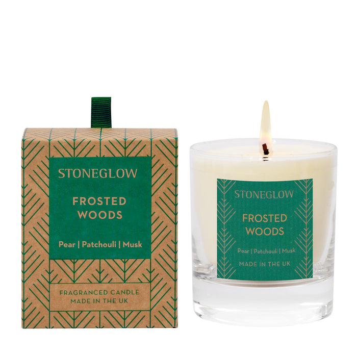 Stoneglow Seasonal Collection Frosted Woods Soy Wax Scented Candle