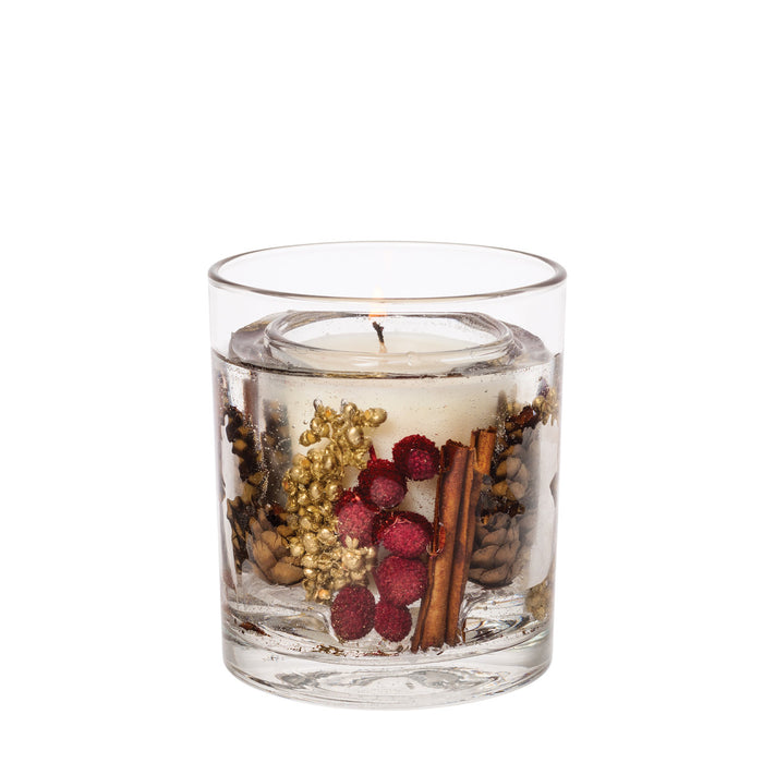 Stoneglow Seasonal Collection Cosy Vibes Soy Wax Scented Candle Gel Botanical Tumbler