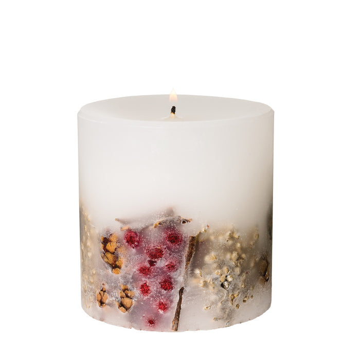 Stoneglow Seasonal Collection Cosy Vibes Fat Botanical Pillar Scented Candle