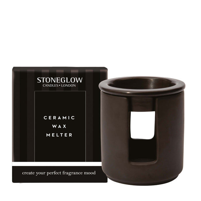 Stoneglow Modern Classics Black Ceramic Wax Melter