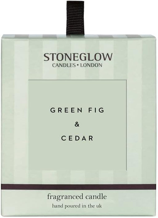 Stoneglow Modern Classics Green Fig & Cedar Scented Candle Boxed Tumbler