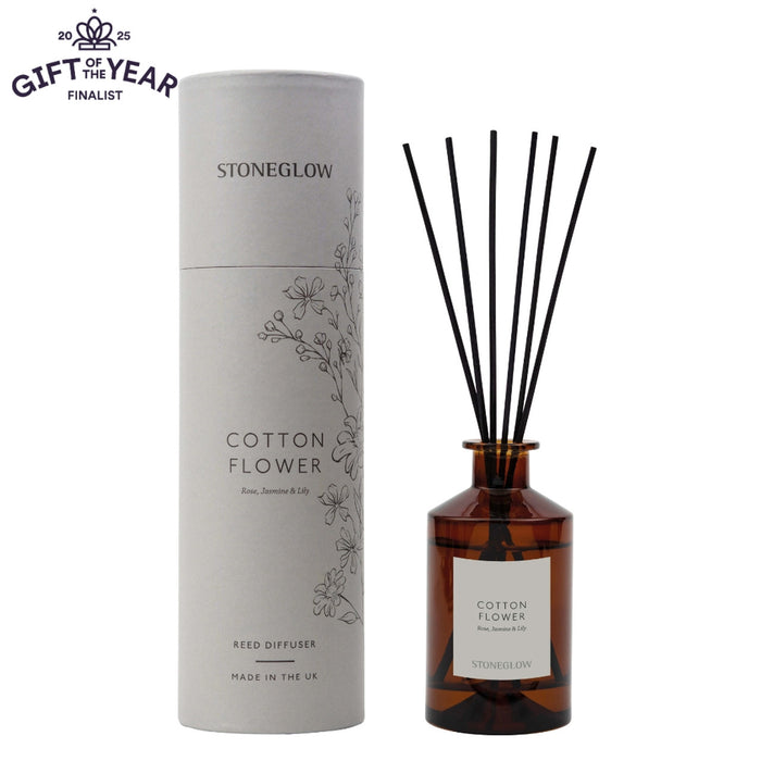 Stoneglow The Walled Garden Cotton Flower Scented Reed Diffuser
