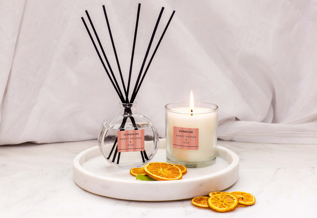 Stoneglow Modern Classics Sweet Orange & Oud Scented Reed Diffuser