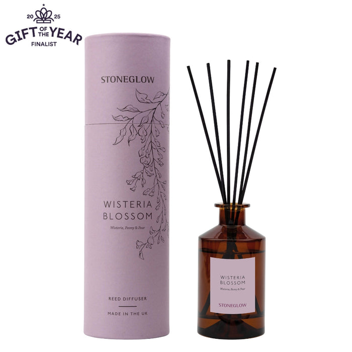 Stoneglow The Walled Garden Wisteria Blossom Scented Reed Diffuser