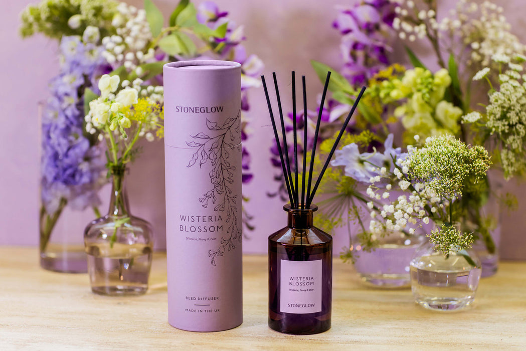 Stoneglow The Walled Garden Wisteria Blossom Scented Reed Diffuser