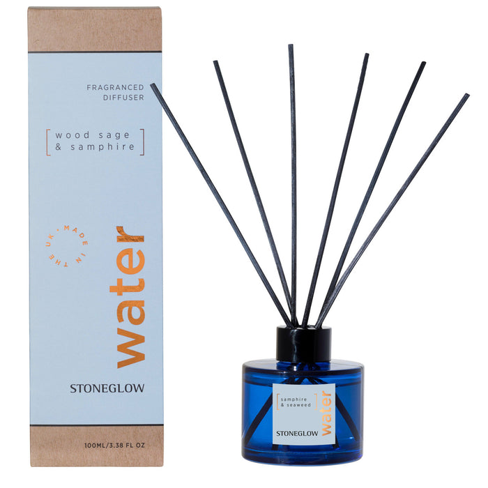 Stoneglow Elements Water Wood Sage & Samphire Reed Diffuser
