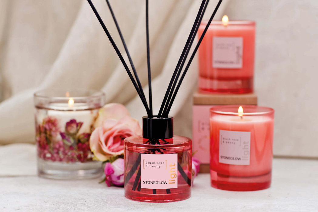 Stoneglow Elements Light Blush Rose & Peony Reed Diffuser