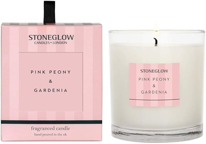 Stoneglow Modern Classics Pink Peony & Gardenia Scented Candle Boxed Tumbler