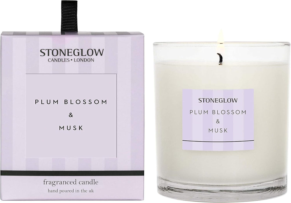 Stoneglow Modern Classics Plum Blossom & Musk Scented Candle Boxed Tumbler