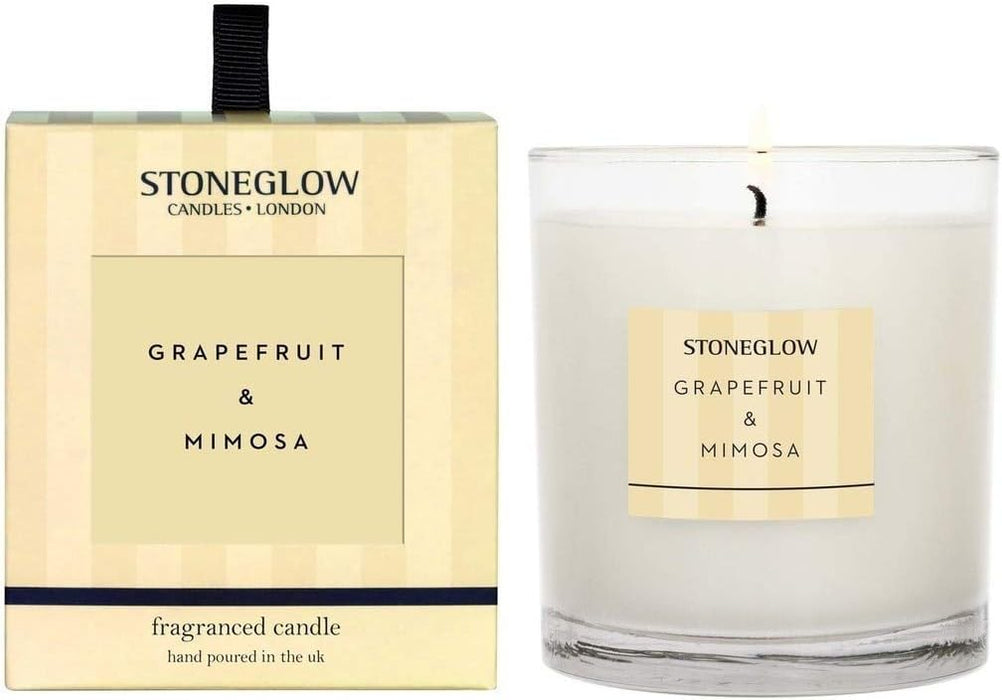Stoneglow Modern Classics Grapefruit and Mimosa Scented Candle Boxed Tumbler