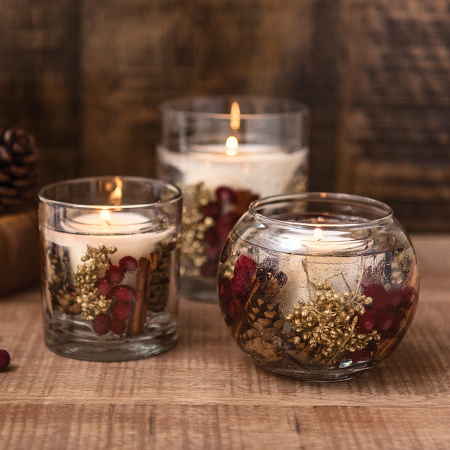 Stoneglow Seasonal Collection Nutmeg, Ginger & Spice Natural Wax Scented Candle Gel Tumbler