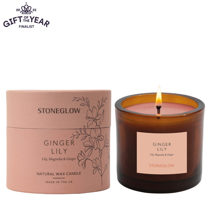 Stoneglow Ginger Lily Boxed Tumbler Scented Candle