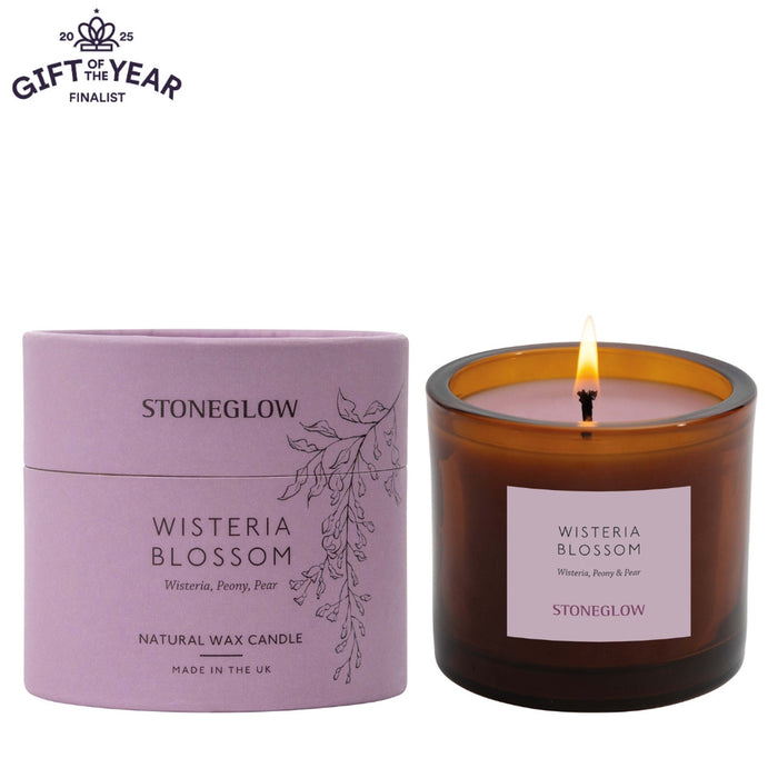 Stoneglow Wisteria Blossom Boxed Tumbler Scented Candle