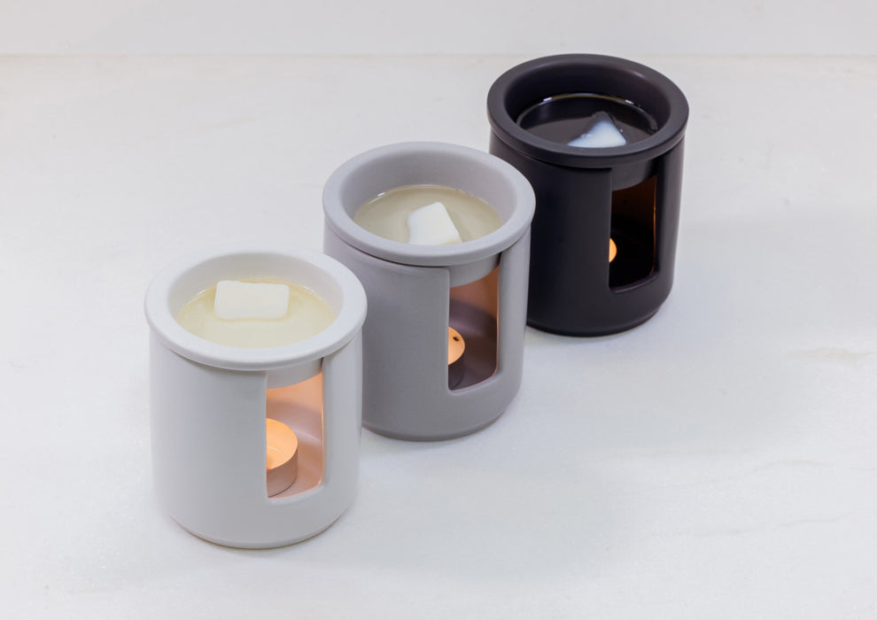 Stoneglow Modern Classics Grey Ceramic Wax Melter