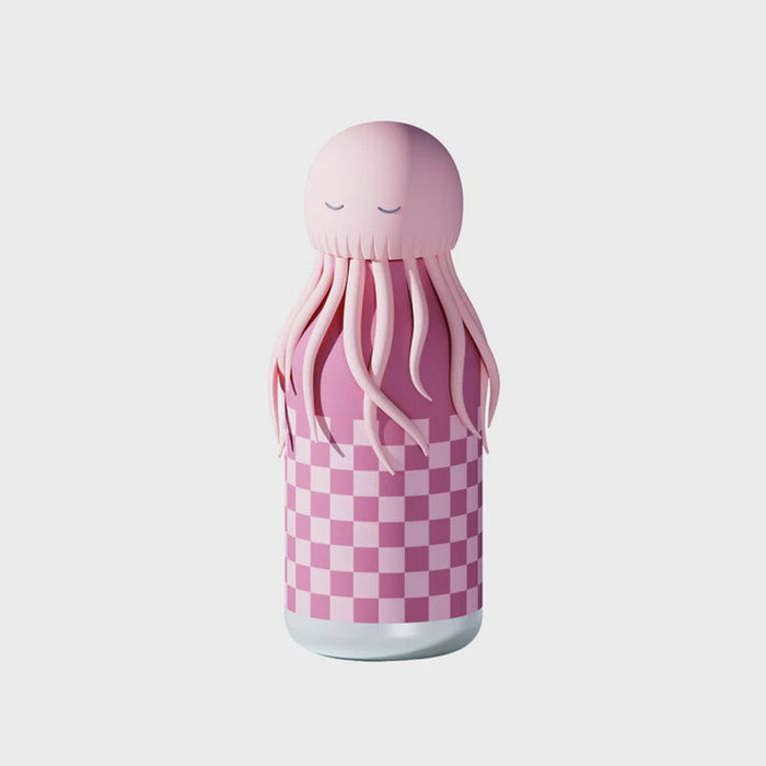 SuckUK Pink Octopus Bestie Water Bottle