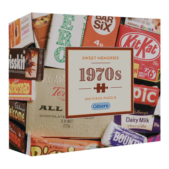 Gibsons Sweet Memories Of The 1970's 500pc Jigsaw Puzzle