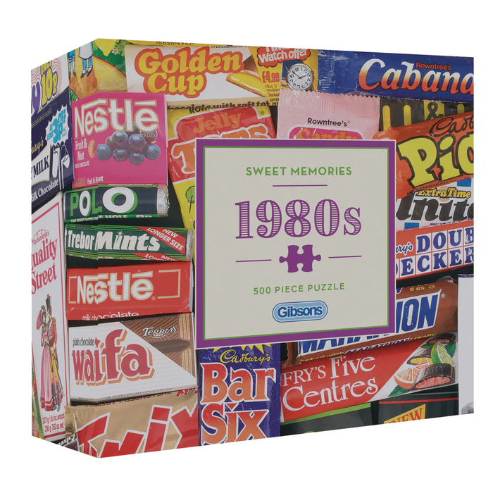 Gibsons Sweet Memories Of The 1980's 500pc Jigsaw Puzzle