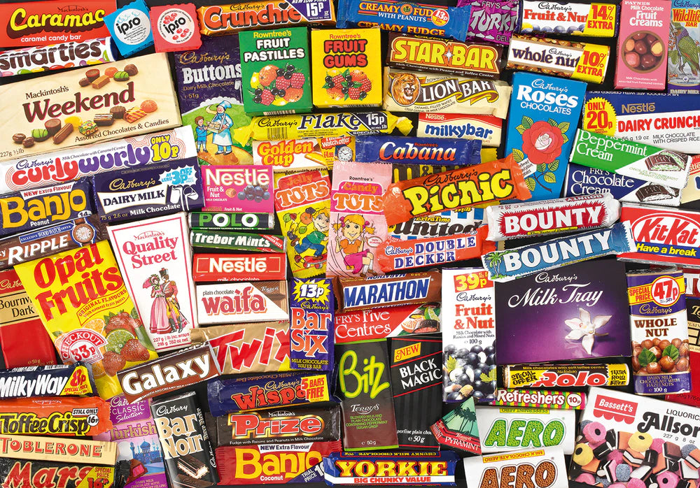 Gibsons Sweet Memories Of The 1980's 500pc Jigsaw Puzzle