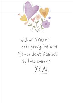 UKG Take Care Of You Sympathy Card